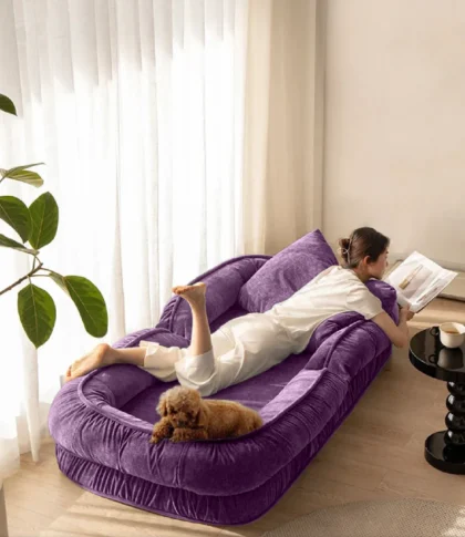 Luxurious Human Dog Bed and Floor Sofa Bed